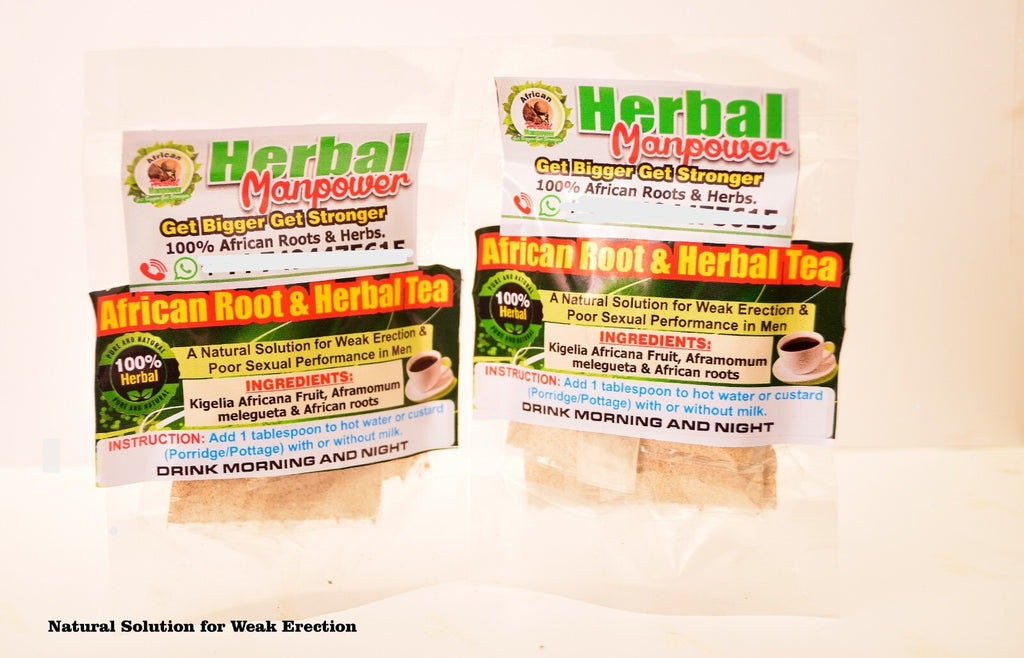 LAST LONGER IN BED 10X STRONGER ERECTION- African Manpower Herb for MEN