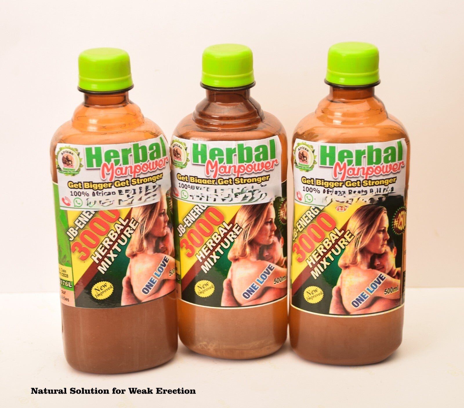 LAST LONGER IN BED 10X STRONGER ERECTION- African Manpower Herb for MEN