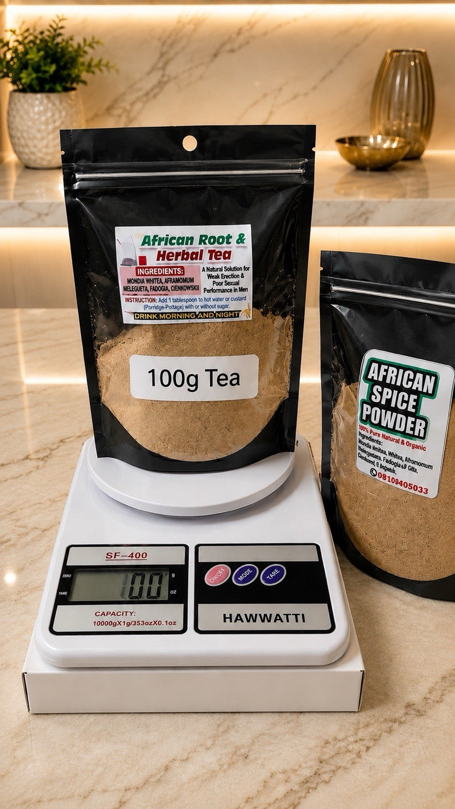 Modia Whitea Tea - Lasts Longer in Bed 100% Natural Men's Formula...