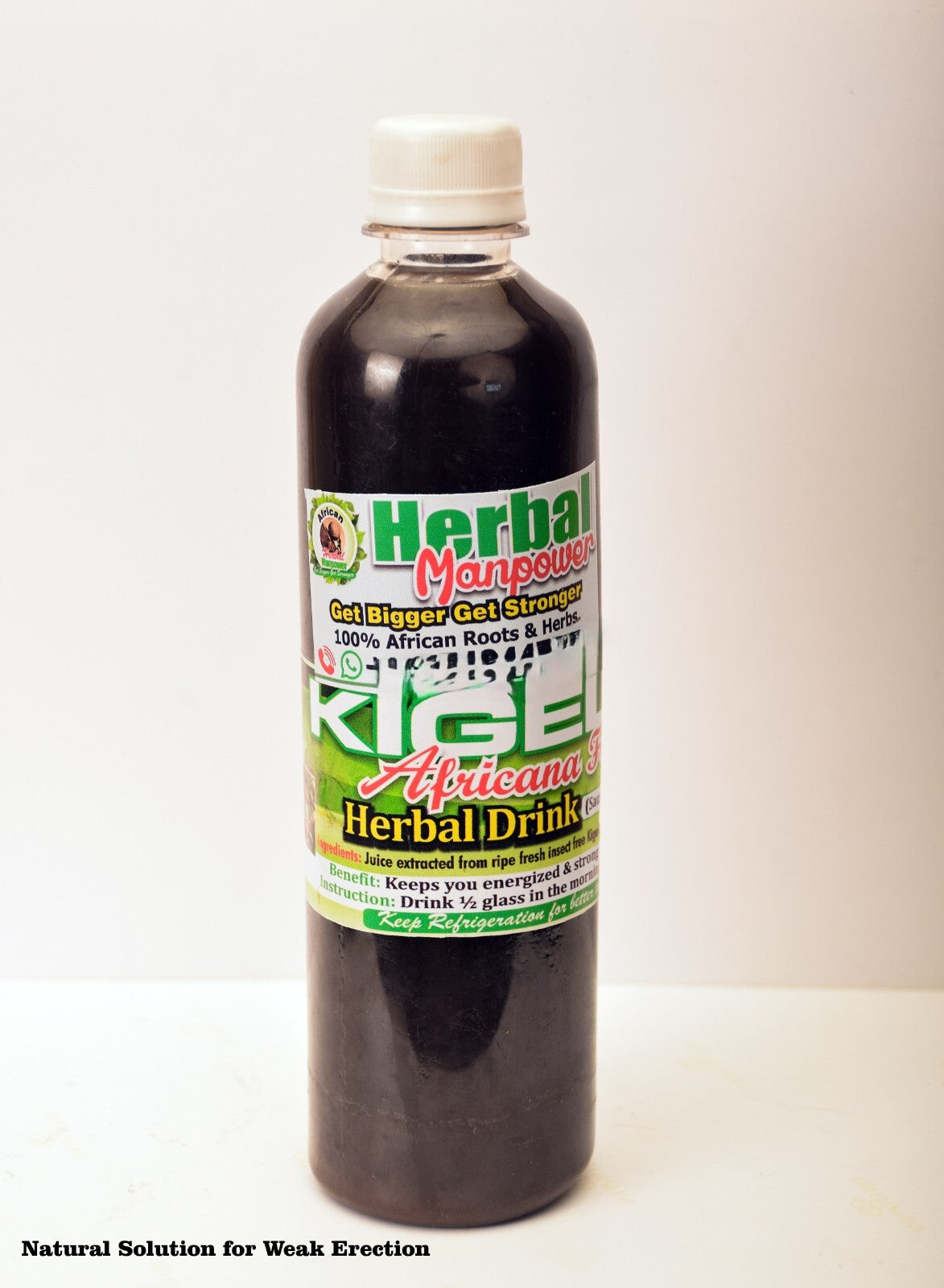 LAST LONGER IN BED 10X STRONGER ERECTION- African Manpower Herb for MEN