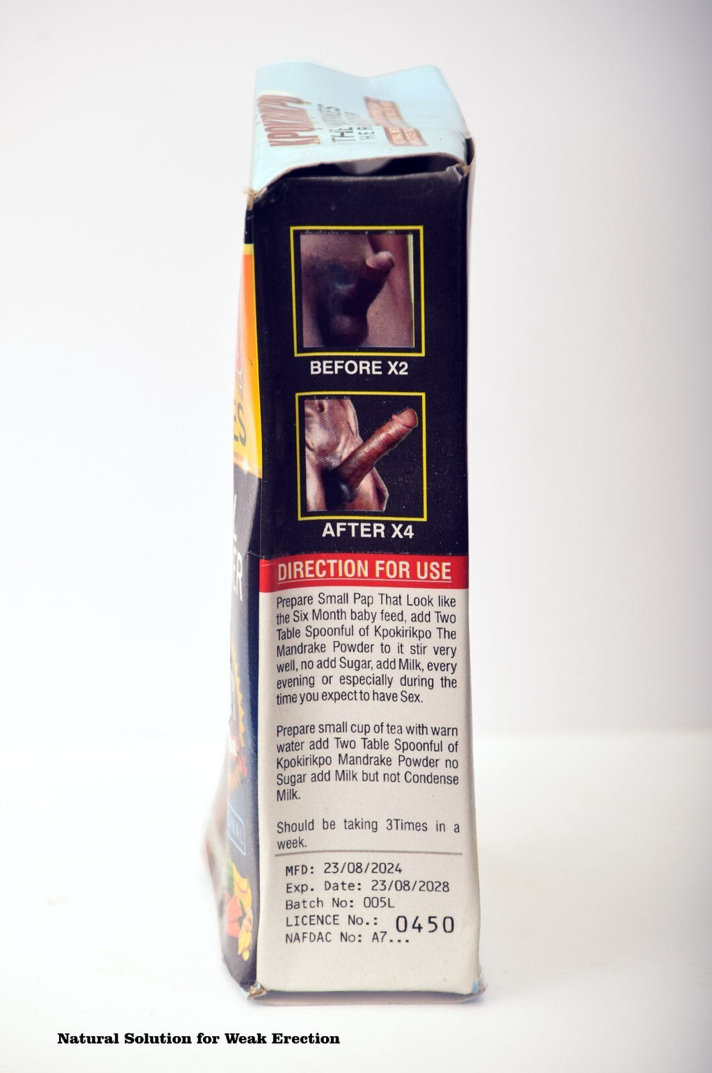 LAST LONGER IN BED 10X STRONGER ERECTION- African Manpower Herb for MEN