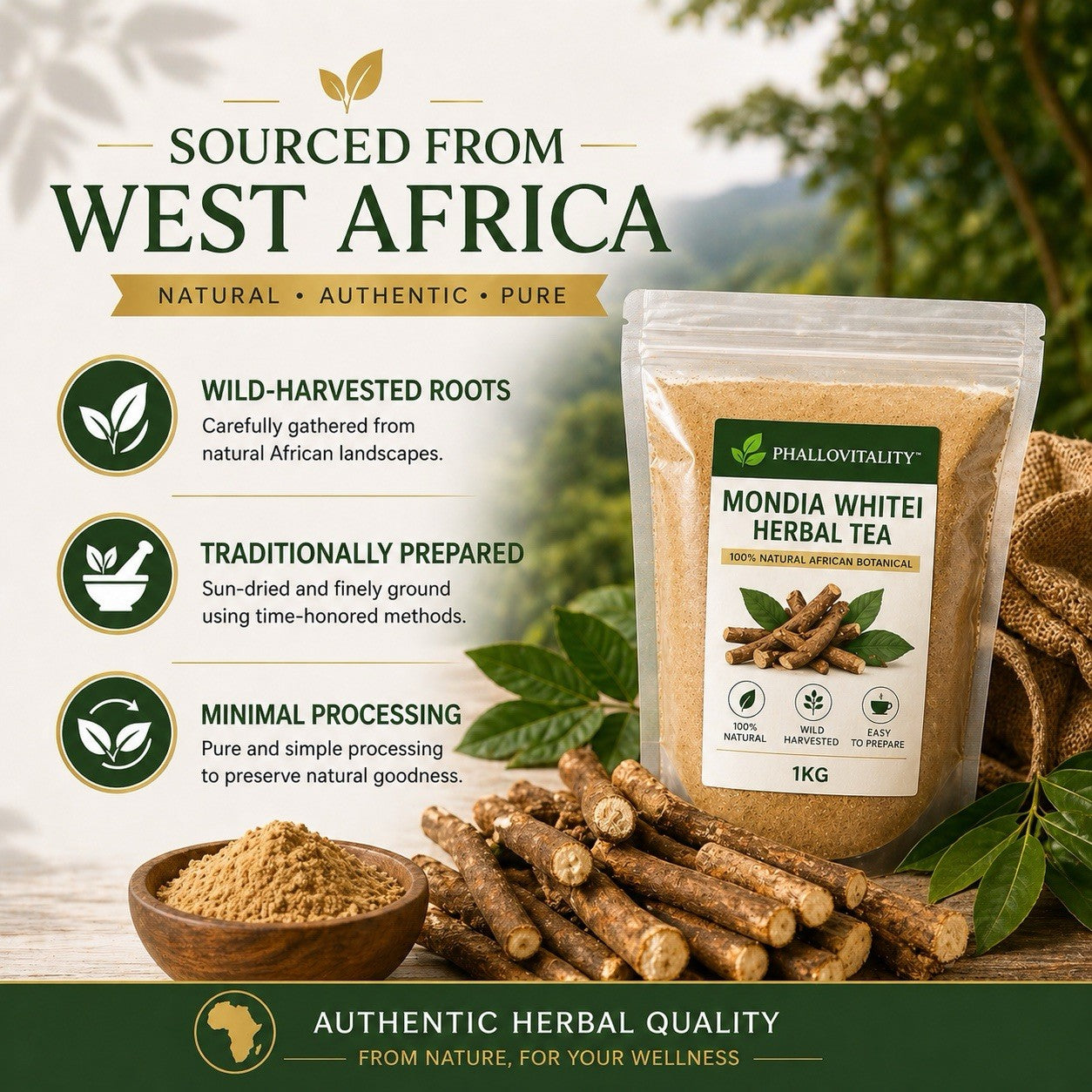 Modia Whitea Tea - Lasts Longer in Bed 100% Natural Men's Formula...