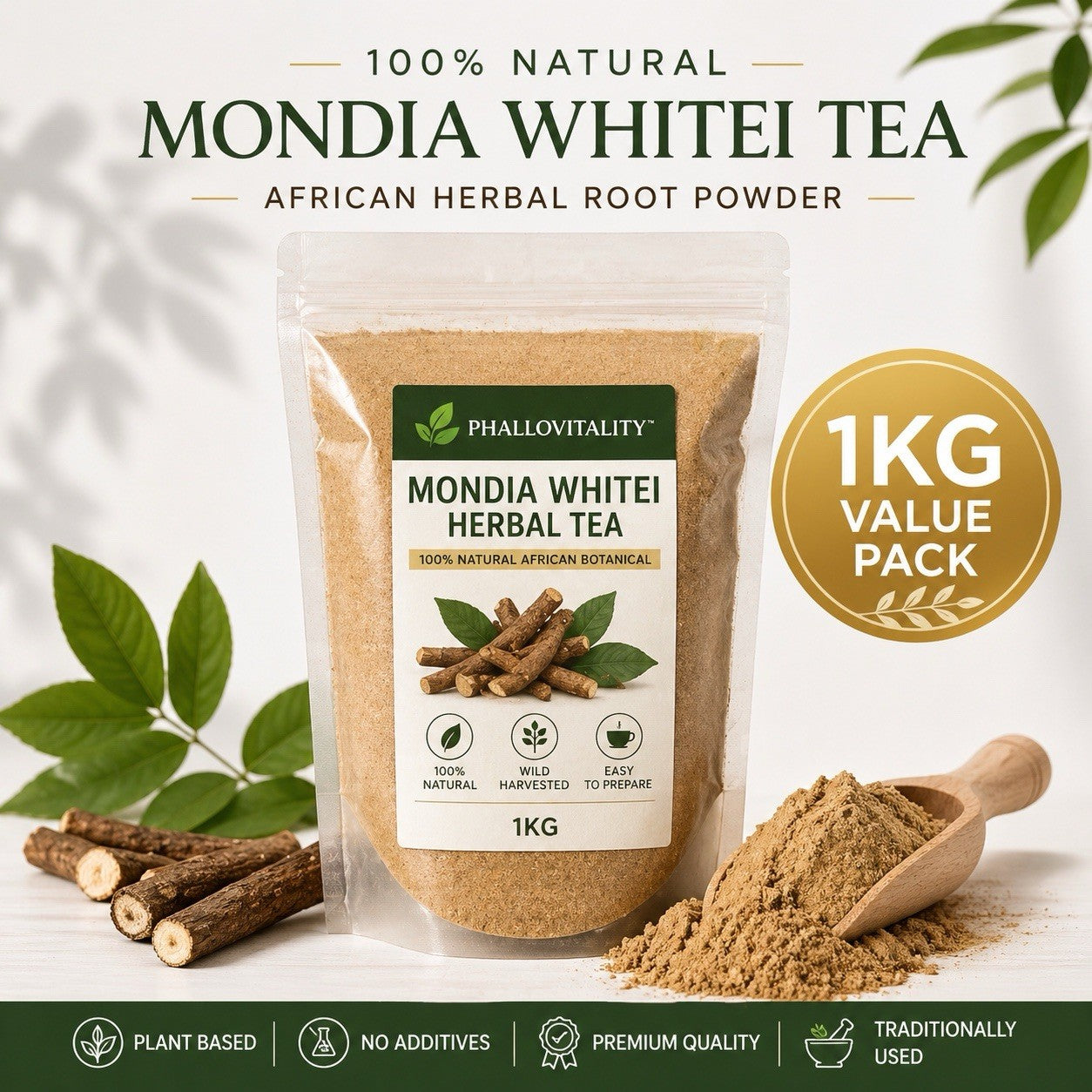 Modia Whitea Tea - Lasts Longer in Bed 100% Natural Men's Formula...